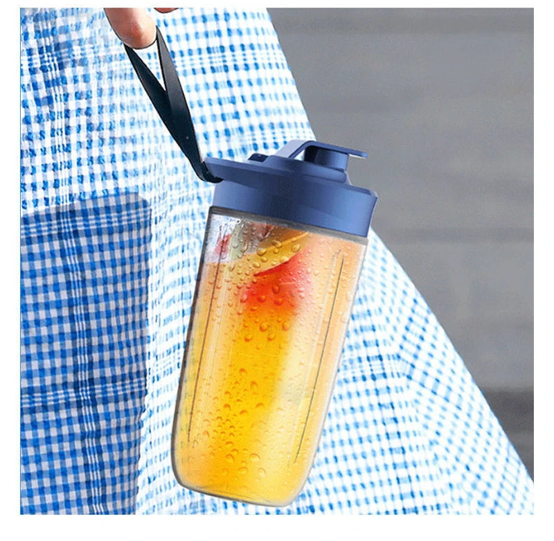 Liquidificador portátil recarregável 6 lâminas - 400ml USB