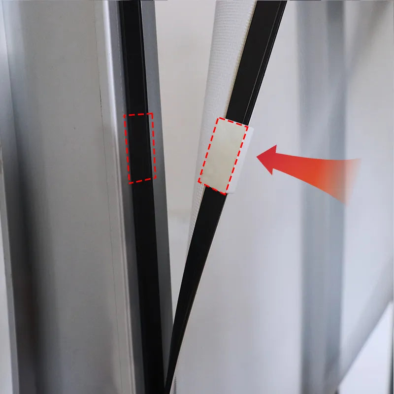 Tela de janela para mosquitos magnética - fibra de vidro e customizável