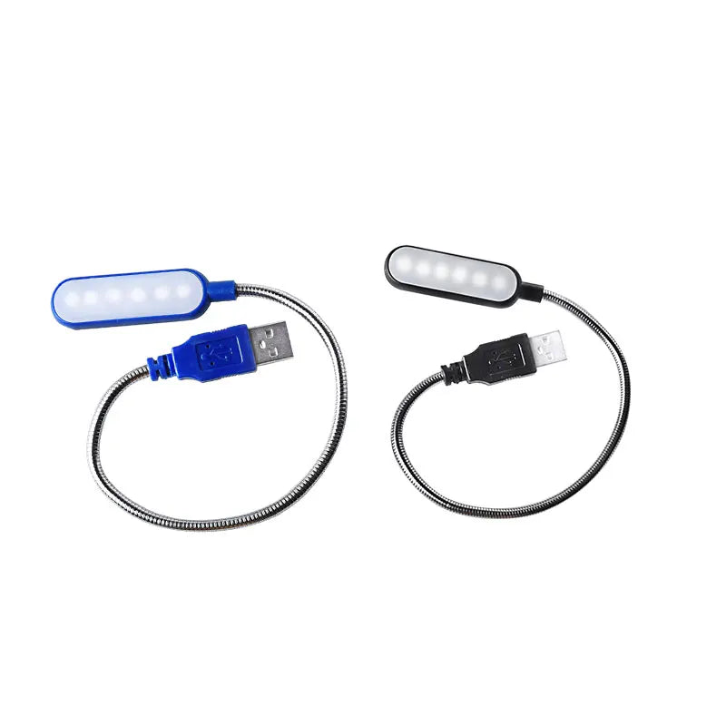 Mini lâmpada flexível LED USB portátil - para leitura e notebooks