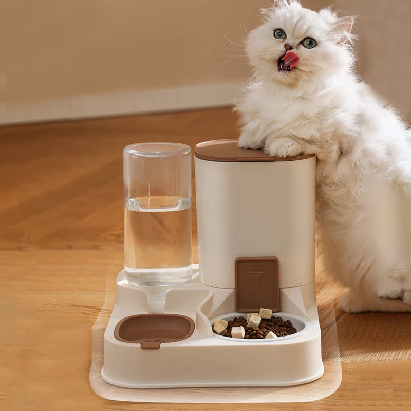Alimentador automático para pets - água e ração, alta capacidade