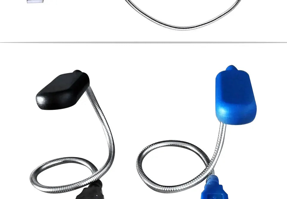 Mini lâmpada flexível LED USB portátil - para leitura e notebooks