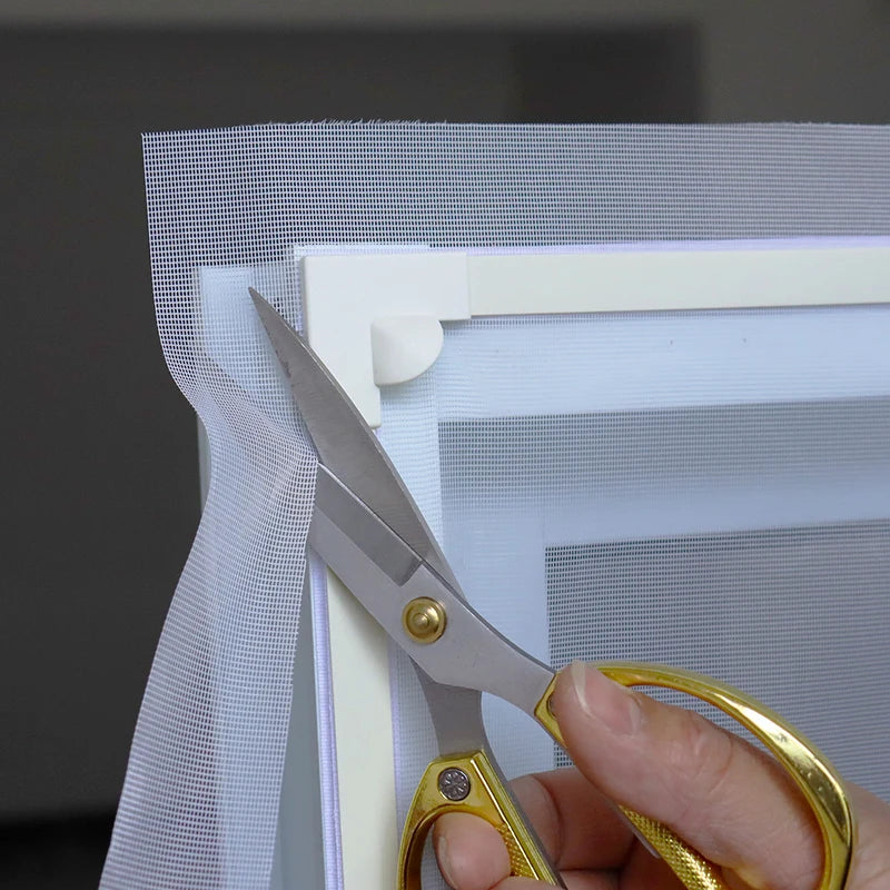 Tela de janela para mosquitos magnética - fibra de vidro e customizável
