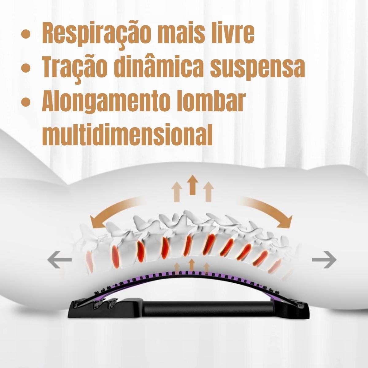 Massageador para coluna, costas e lombar - magnético e acupuntura