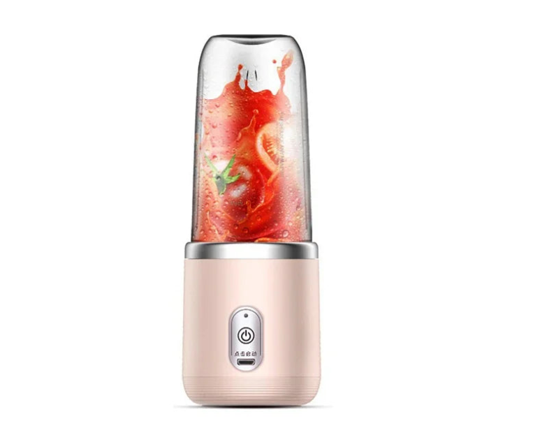 Liquidificador portátil recarregável 6 lâminas - 400ml USB