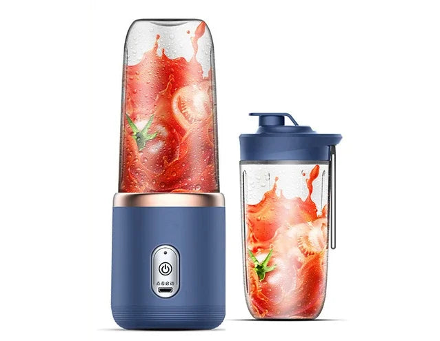 Liquidificador portátil recarregável 6 lâminas - 400ml USB
