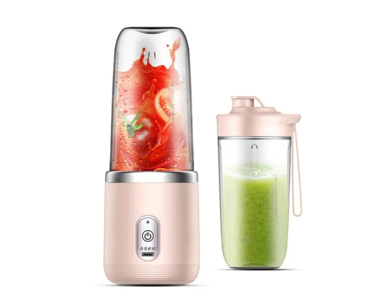Liquidificador portátil recarregável 6 lâminas - 400ml USB