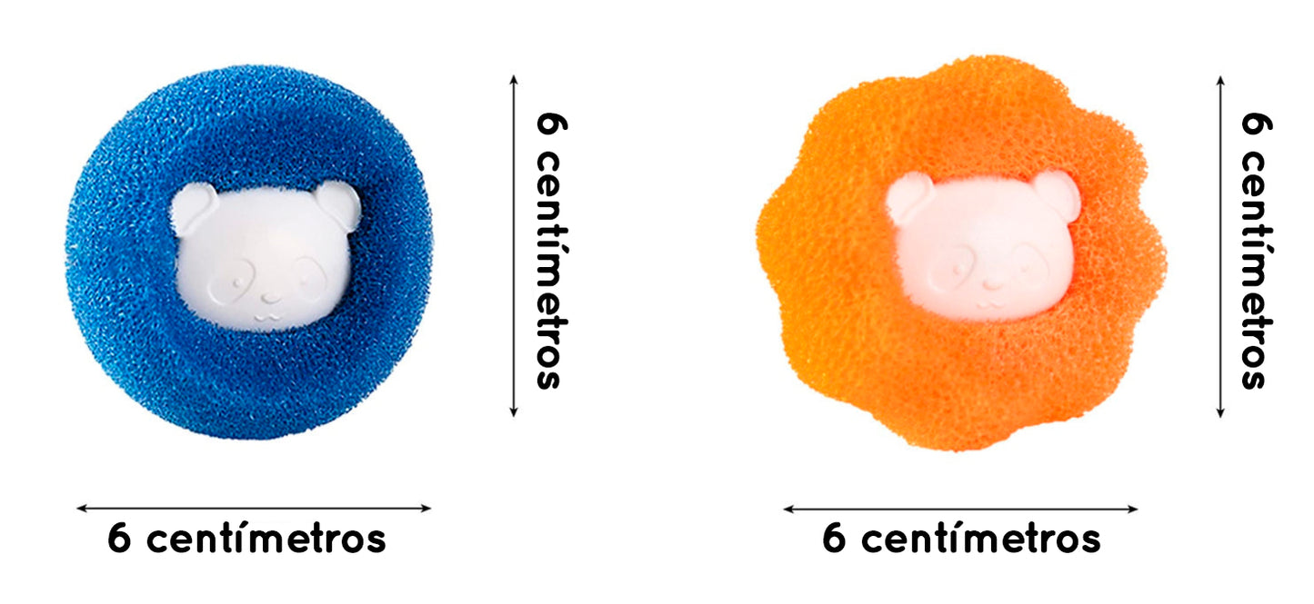Bola removedora de pelos reutilizável para máquina de lavar