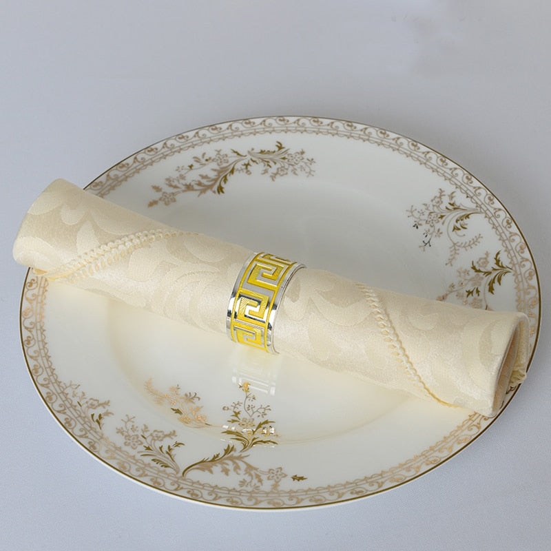 Kit guardanapo altíssima qualidade 12 peças - estilo Jacquard
