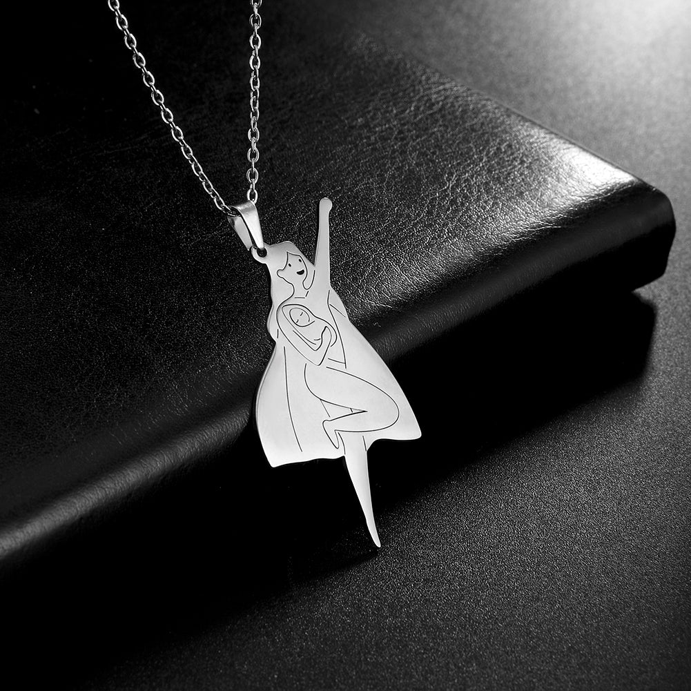 Colar para mamães com lindo pingente dourado ou prateado