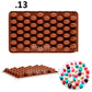 Moldes de silicone para chocolates, doces e confeitos em geral