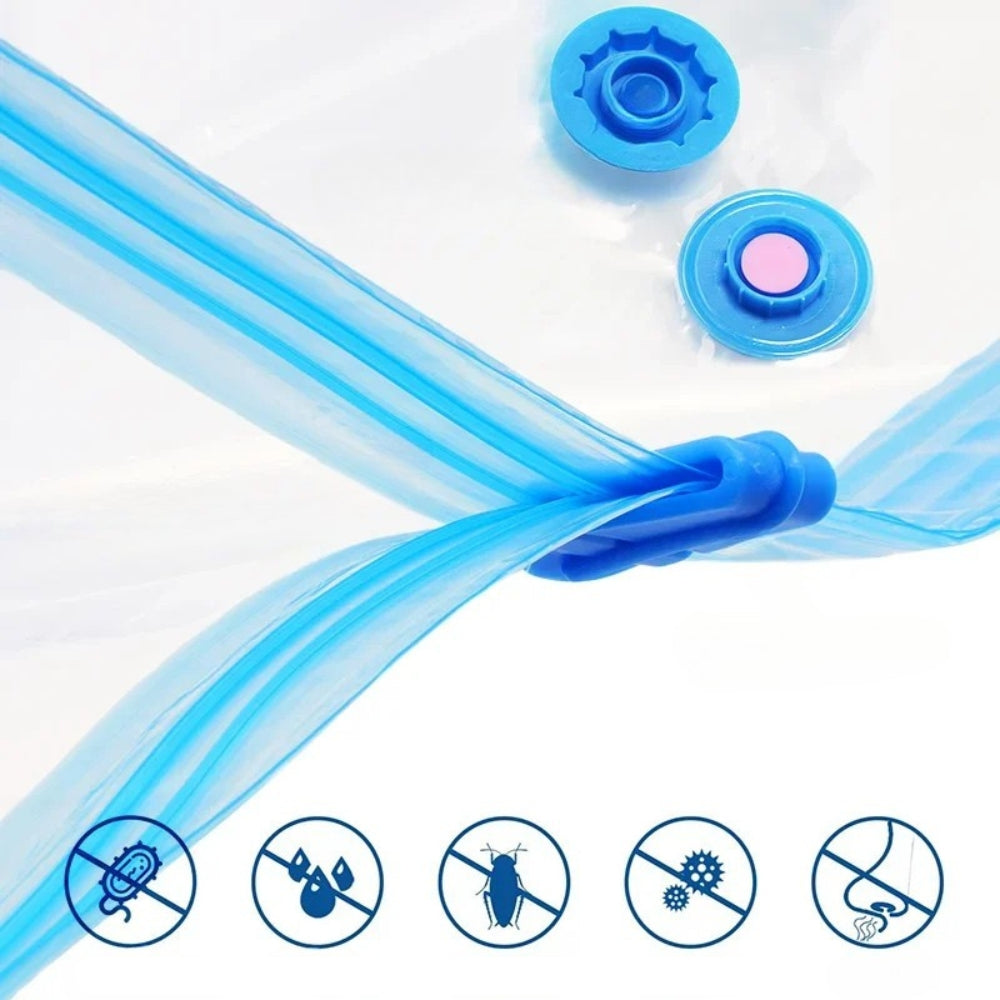 Bolsas de armazenamento a vácuo para roupas, toalhas e cama
