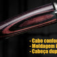 Conjunto de facas aço damasco inoxidável - elegância e sofisticação