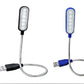 Mini lâmpada flexível LED USB portátil - para leitura e notebooks