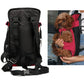 Mochila canguru para pets com espaço para perninhas
