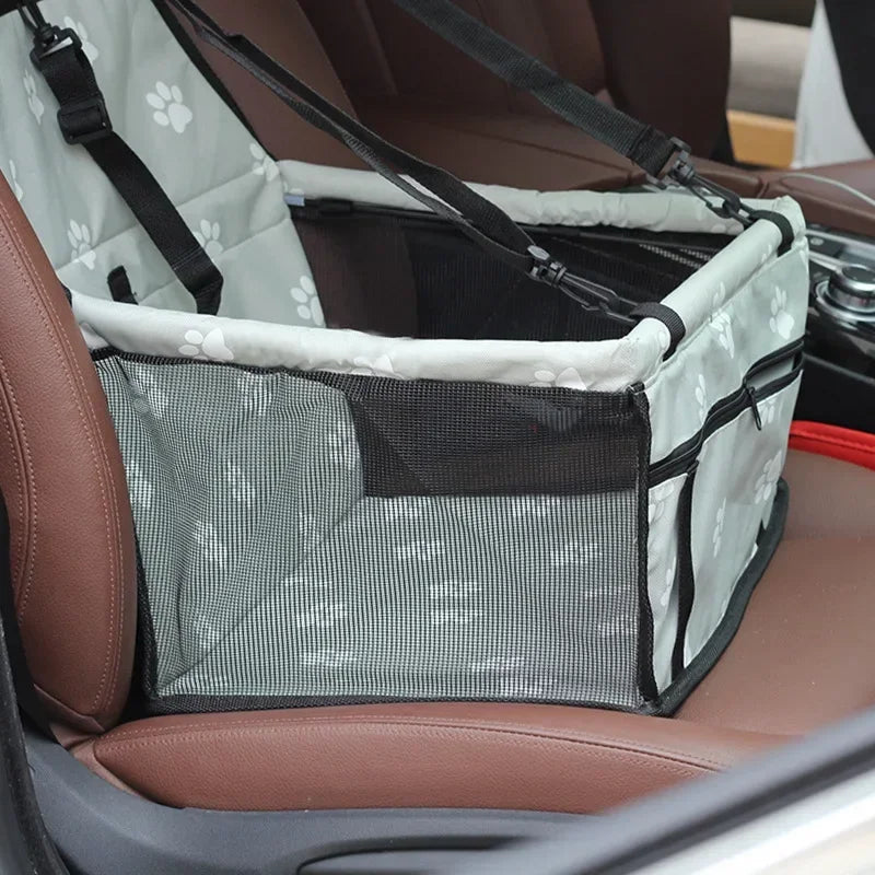 Cadeirinha pet para carro - dobrável e à prova d'água