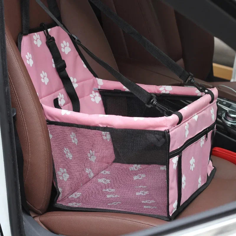 Cadeirinha pet para carro - dobrável e à prova d'água