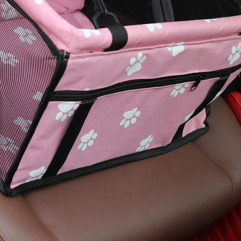 Cadeirinha pet para carro - dobrável e à prova d'água