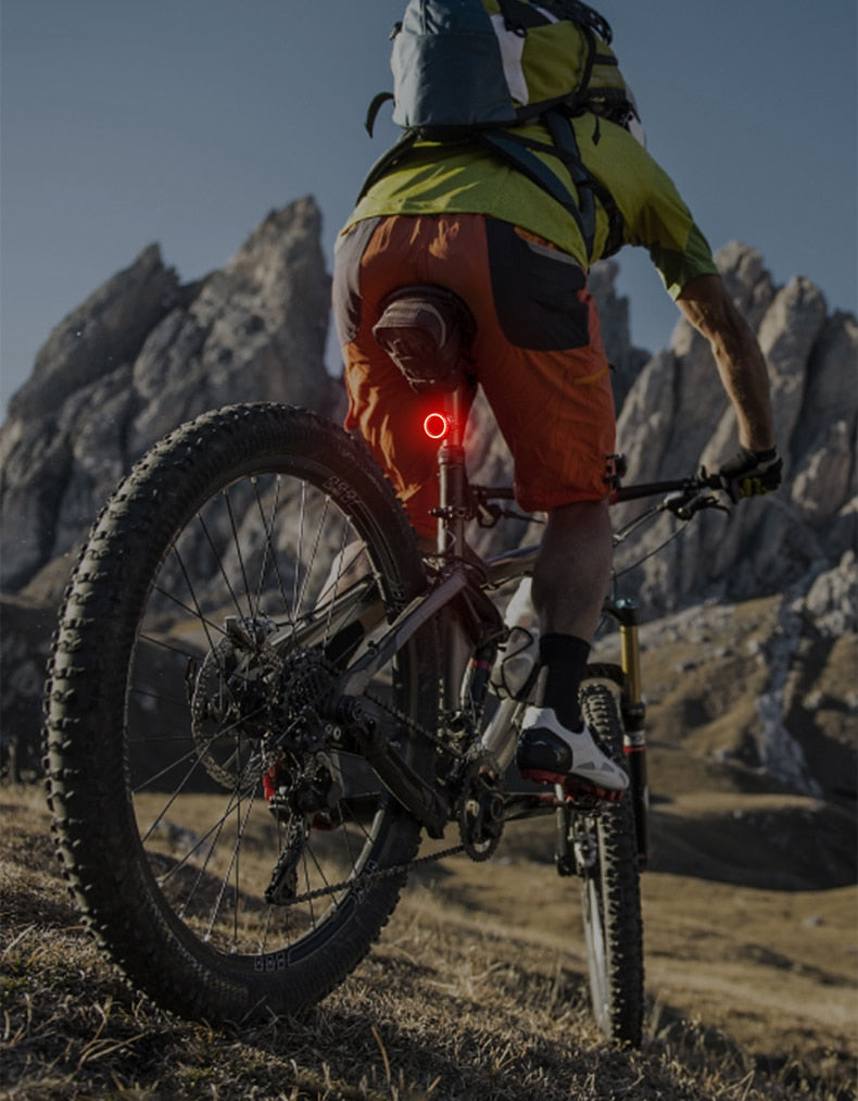Luz bicicleta inteligente automática - à prova de água LED