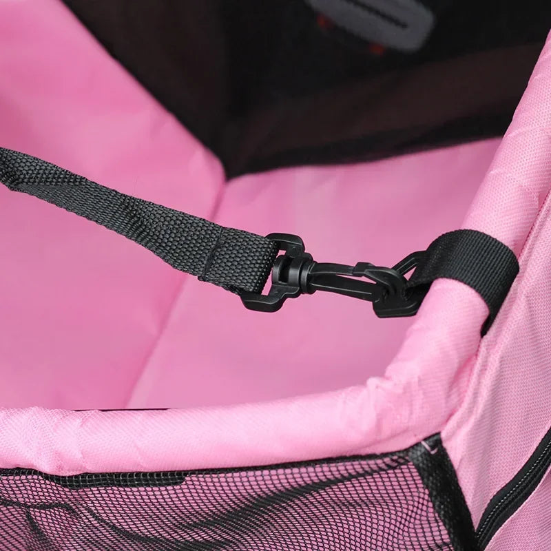 Cadeirinha pet para carro - dobrável e à prova d'água