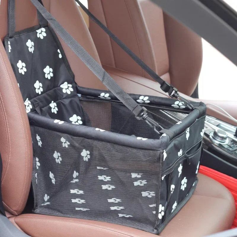 Cadeirinha pet para carro - dobrável e à prova d'água