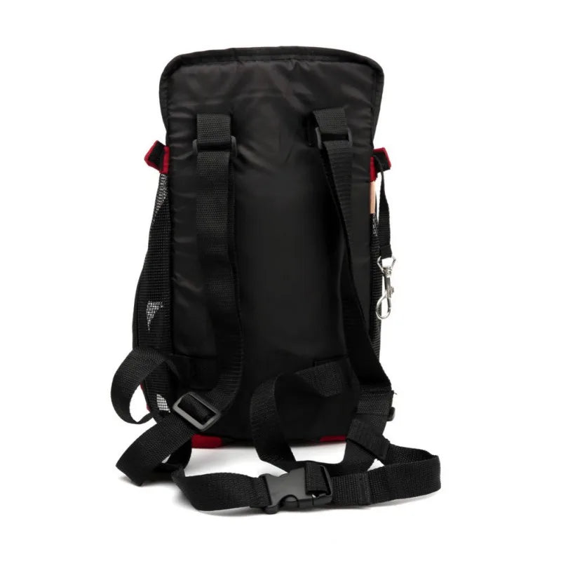 Mochila canguru para pets com espaço para perninhas