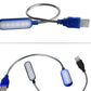 Mini lâmpada flexível LED USB portátil - para leitura e notebooks