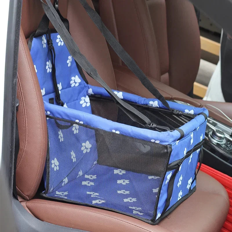 Cadeirinha pet para carro - dobrável e à prova d'água