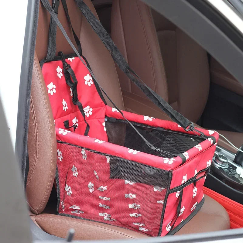 Cadeirinha pet para carro - dobrável e à prova d'água
