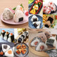 Molde para bolinho japonês Onigiri com sistema solta fácil
