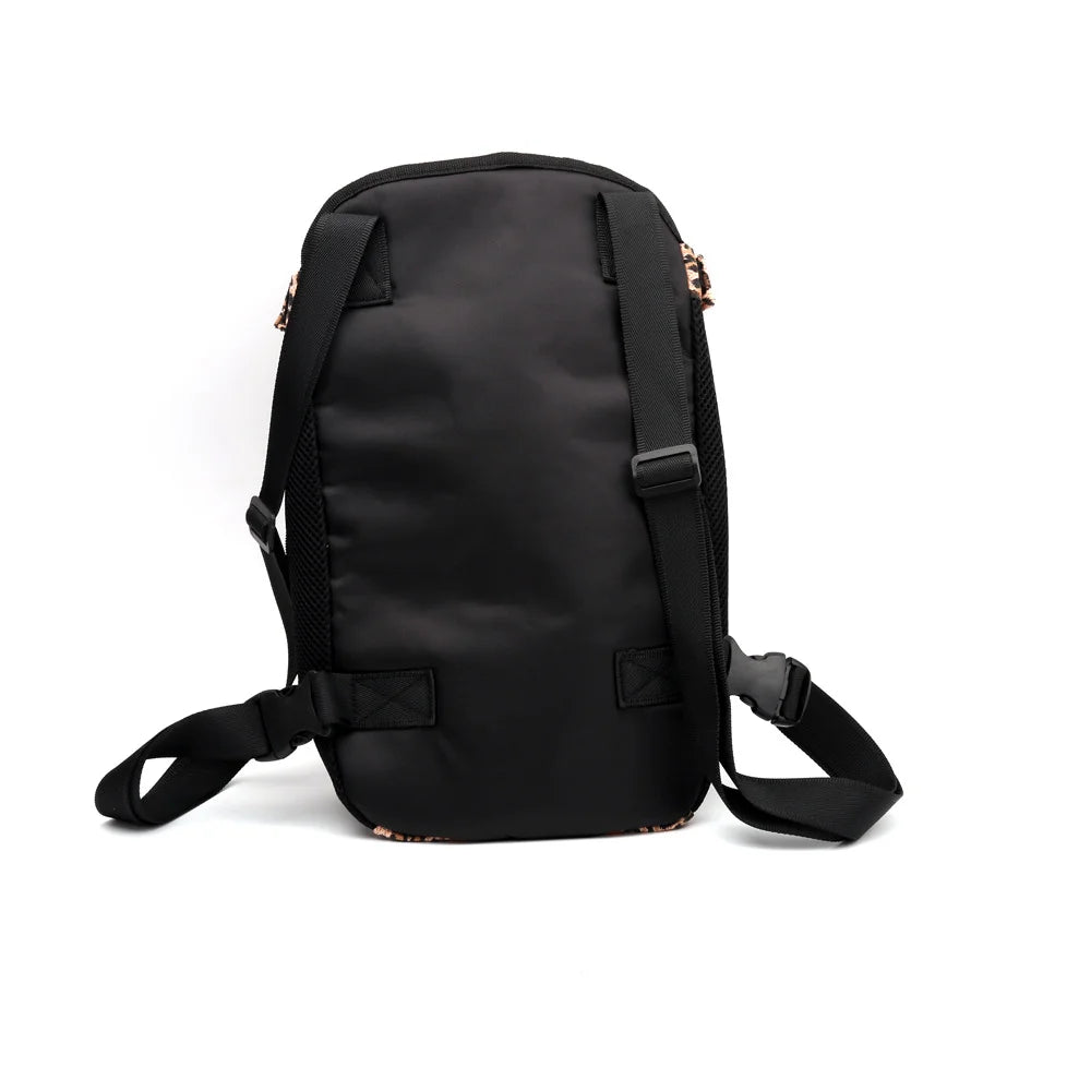 Mochila canguru para pets com espaço para perninhas