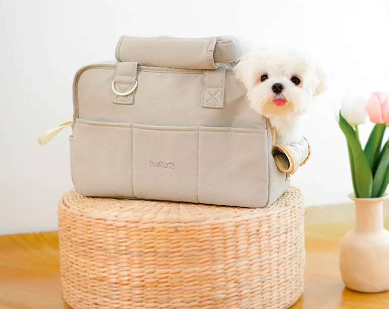 Bolsa para carregar pets - com almofada, tapetinho e alça
