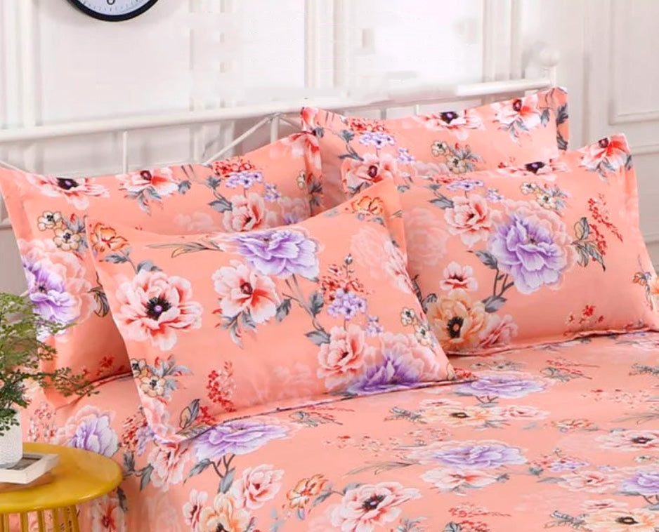 Fronha para travesseiro florida padrão Jacquard - 48cmX74cm