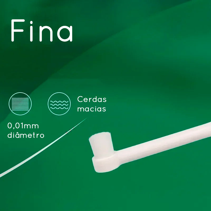 Escova de cabeça redonda para pets - cerdas super macias