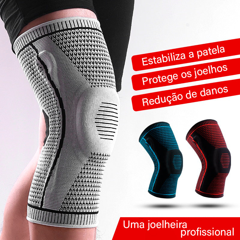 Joelheira protetora compressora para todos os esportes Maria Forte