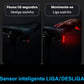 Luz bicicleta inteligente automática - à prova de água LED