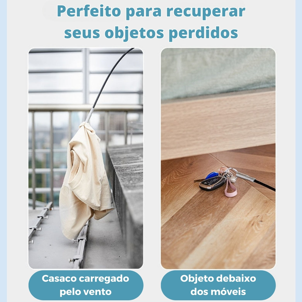 Desentupidor e desbloqueador super flexível - agarra tudo