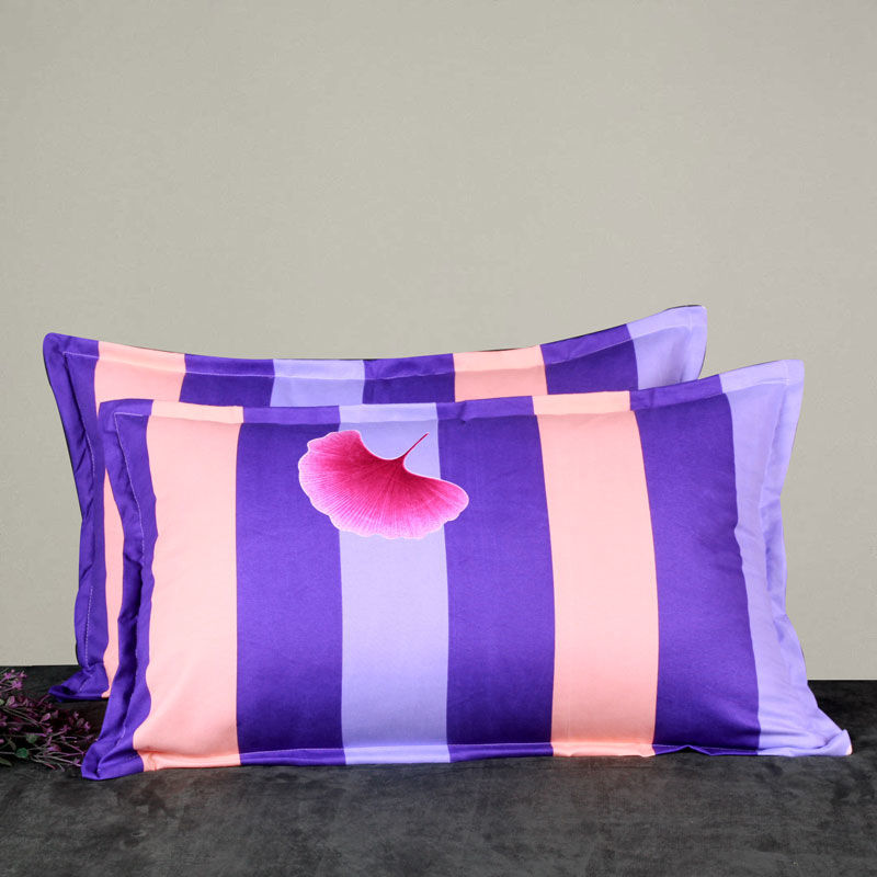 Fronha para travesseiro florida padrão Jacquard - 48cmX74cm