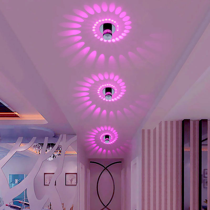 Luz LED decorativa em caracol várias cores RGB para todos os ambientes