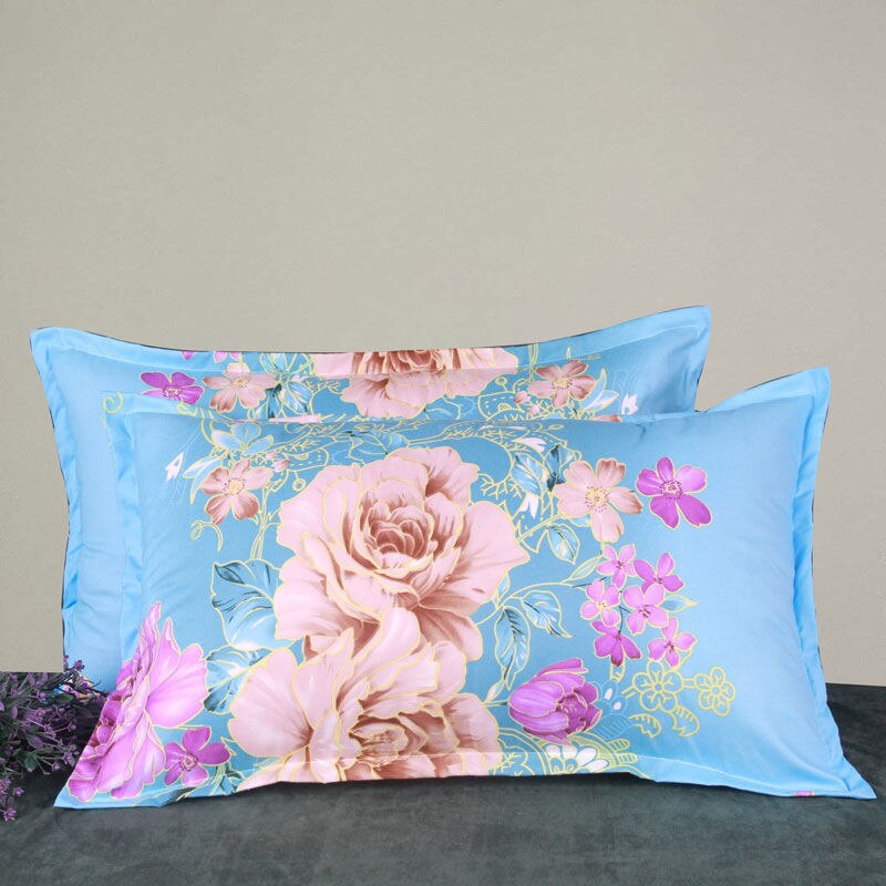 Fronha para travesseiro florida padrão Jacquard - 48cmX74cm