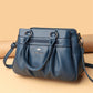 Bolsa feminina casual 3 camadas alta capacidade e espaçosa