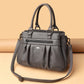 Bolsa feminina casual 3 camadas alta capacidade e espaçosa