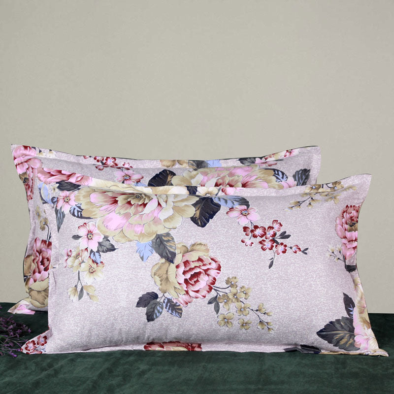 Fronha para travesseiro florida padrão Jacquard - 48cmX74cm