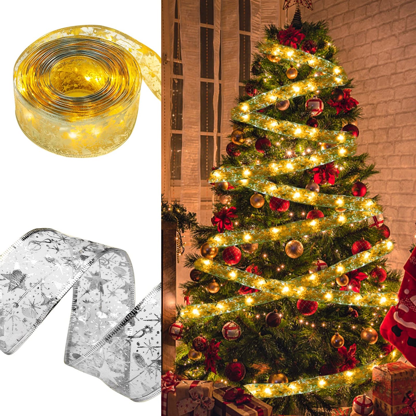 Luzes de Natal em fita para decorar sem limites - Fada de Luz