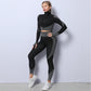 Conjunto feminino cintura alta legging + blusa