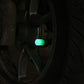 Tampa para pneus fluorescente discreta - segurança na manutenção noturna
